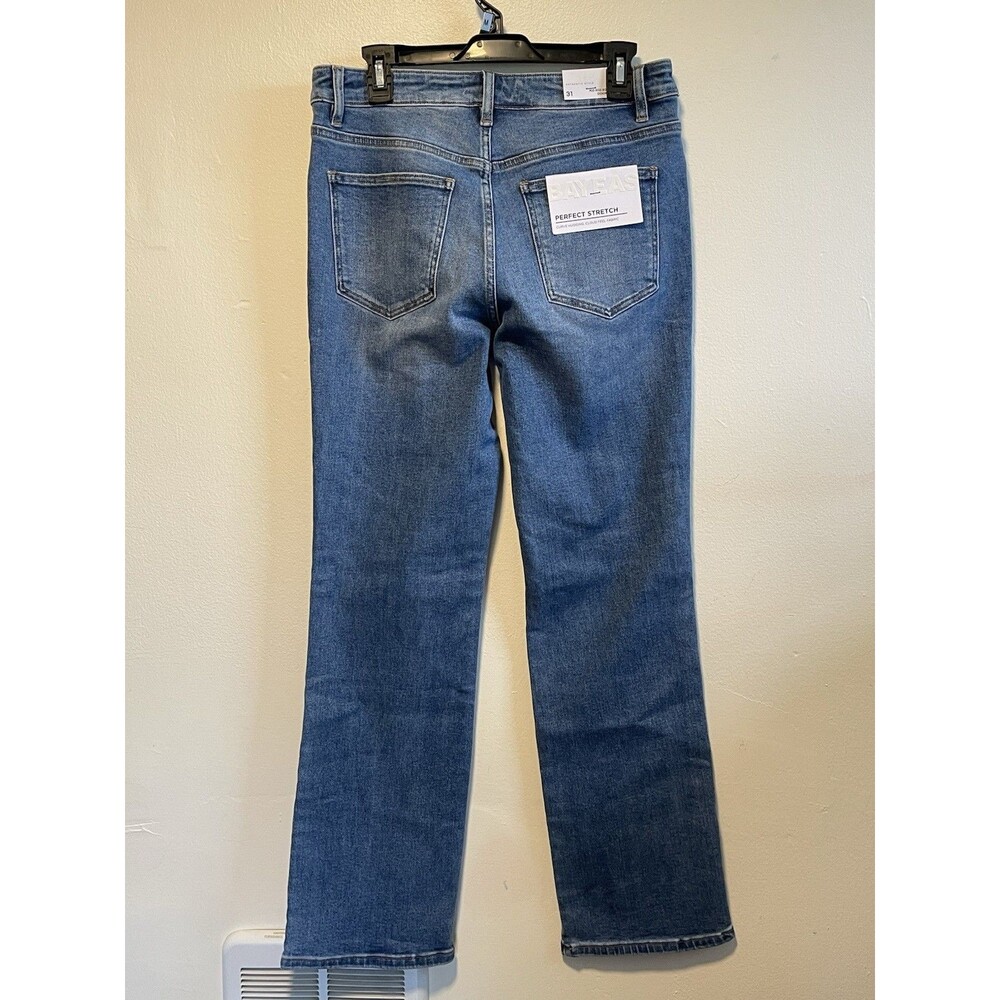 Bayeas Women's Perfect Stretch Mid Rise Bootcut Denim Jeans Curvy 31 x  31 NWT - Picture 3 of 6